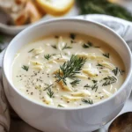 easy soup recipes : Avgolemono Soup