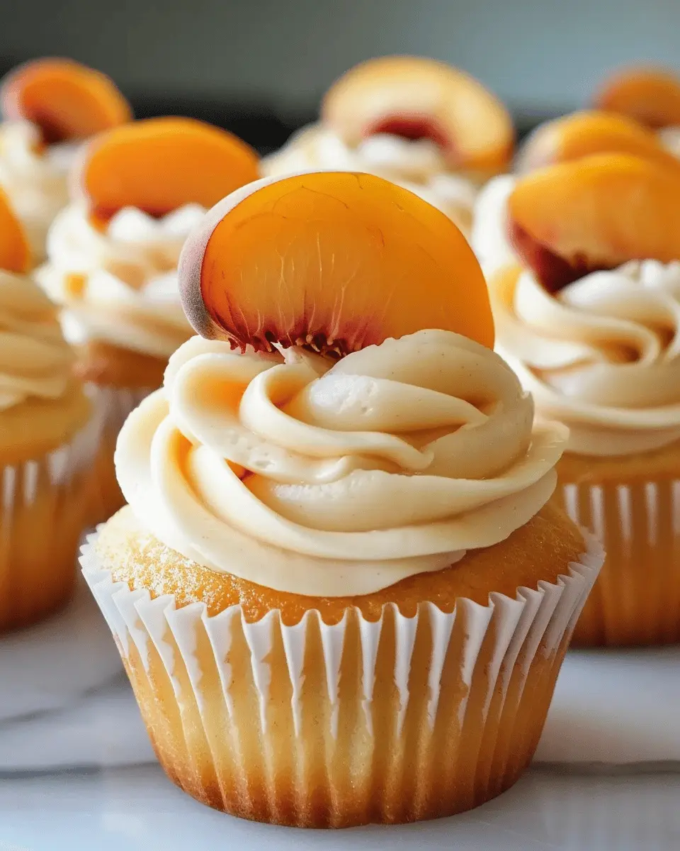 Honey Peach Cream Cheese Cupcakes: The Best Summer Treat You’ll Love