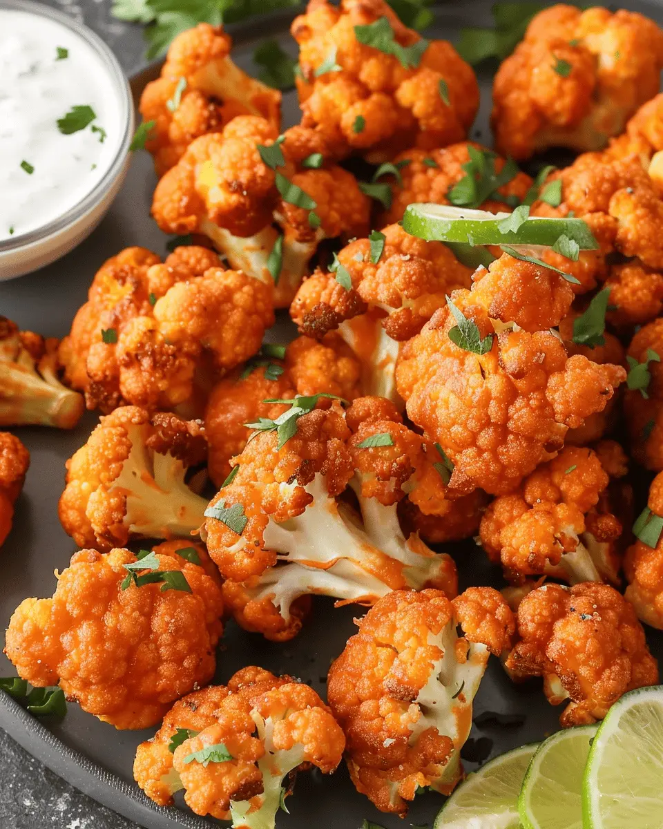 Low Carb Recipes: Easy Air Fryer Buffalo Cauliflower Delight