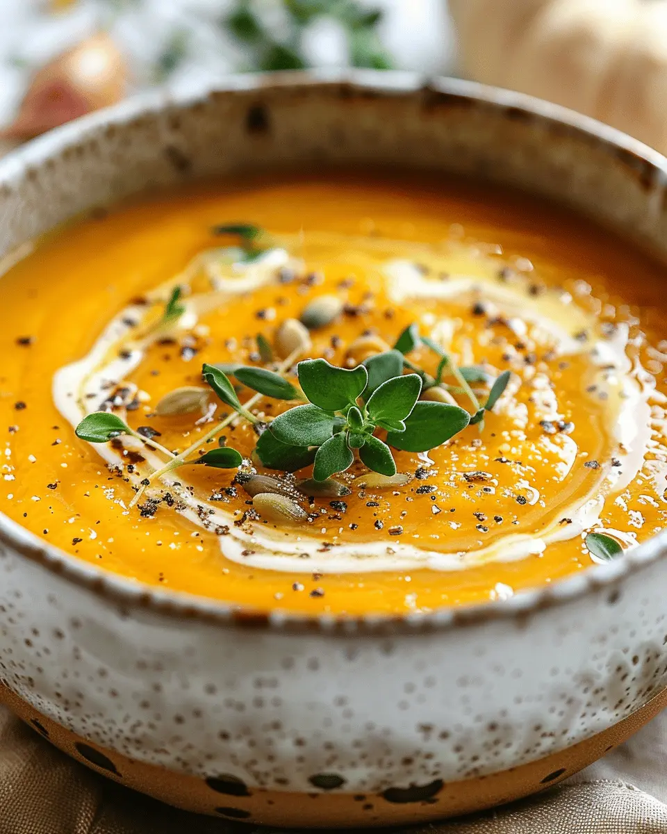 Roasted Pumpkin Soup: Easy, Comforting Recipe with Turkey Bacon