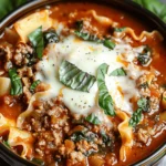 easy soup recipes : Crockpot Lasagna Soup