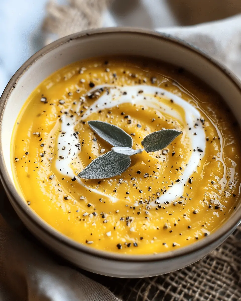 Easy Soup Recipes: Creamy Butternut Squash Soup with Turkey Bacon