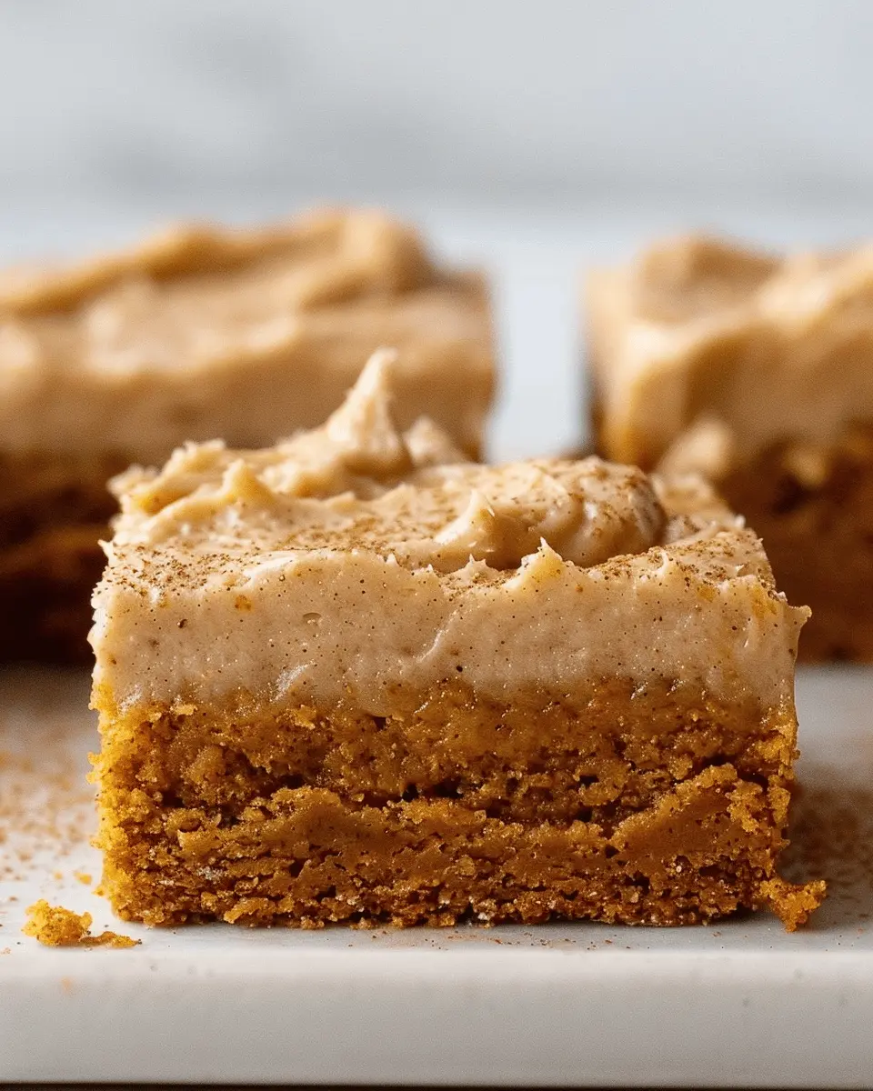 Quick Recipe Ideas: Indulgent Pumpkin Bars with Brown Sugar Frosting
