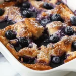 breakfast ideas : Overnight Blueberry French Toast Casserole