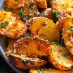 Sweet potato recipes : Crispy Parmesan Potatoes