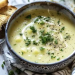 easy soup recipes : Creamy Leek and Potato Soup
