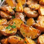 Sweet potato recipes : Air Fryer Garlic Parmesan Potatoes