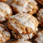 Pumpkin Snickerdoodle Cookie Recipe , Pumpkin Sweets Recipes Dessert : Cardamom Oatmeal Cookies with Maple Espresso Glaze