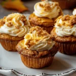 Pumpkin Cheesecake Muffins