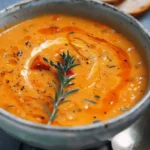 easy soup recipes : Roasted Vegetable Soup: Smooth and Creamy