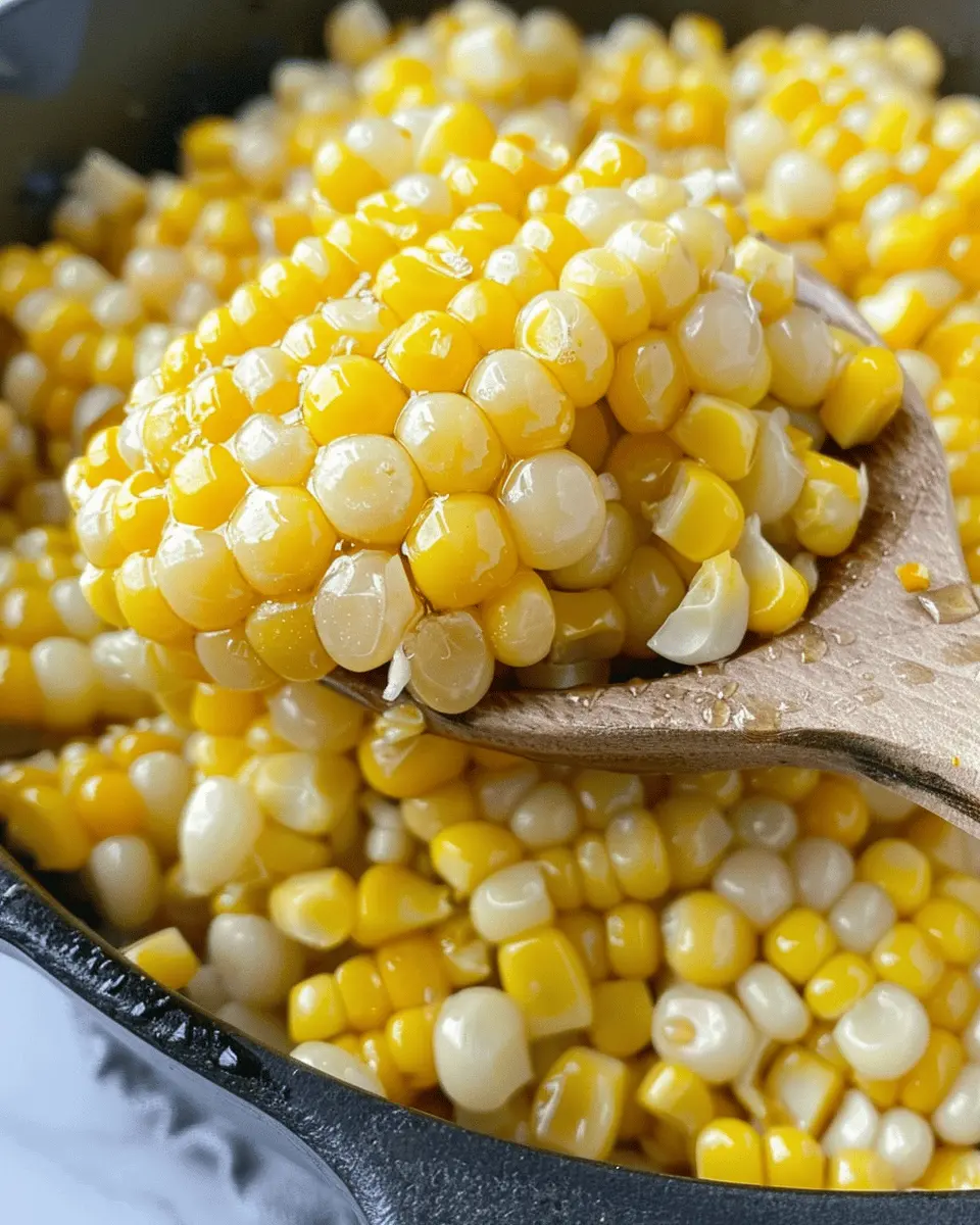 Easy SIDE DISHES : Honey Butter Skillet Corn