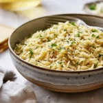 Easy SIDE DISHES : Parmesan Garlic Orzo