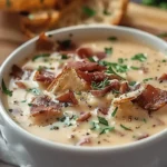 easy soup recipes : Creamy Reuben Soup: A Delicious Twist on a Classic