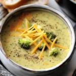 easy soup recipes : Broccoli Cheddar Soup