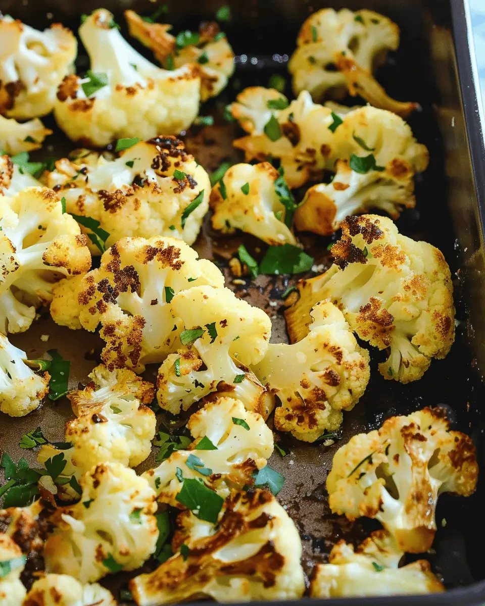 Easy Side Dishes: Delightful Roasted Cauliflower Recipe