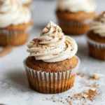 Easy Pumpkin Cupcakes with Cream Cheese Frosting