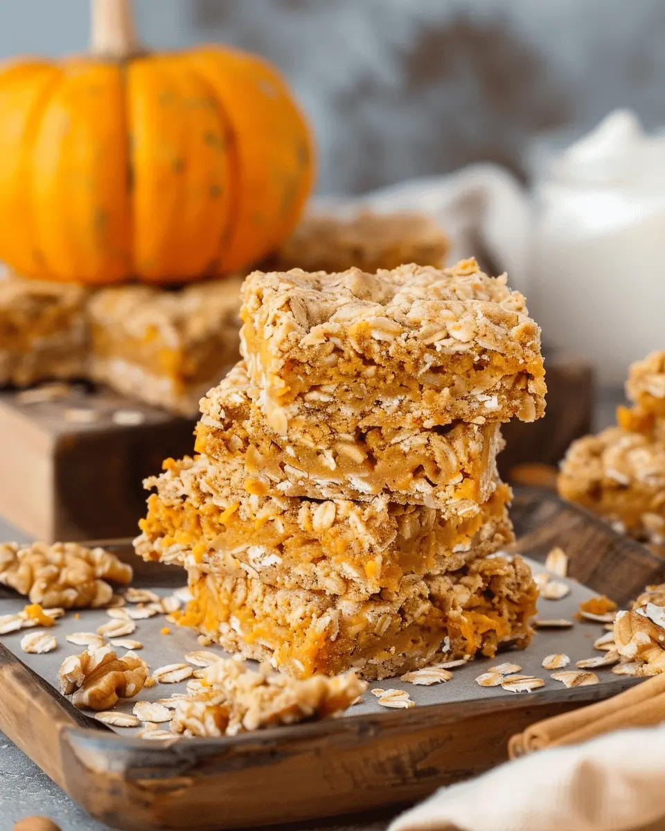 Breakfast ideas: Easy Pumpkin Oat Bars for a Cozy Morning