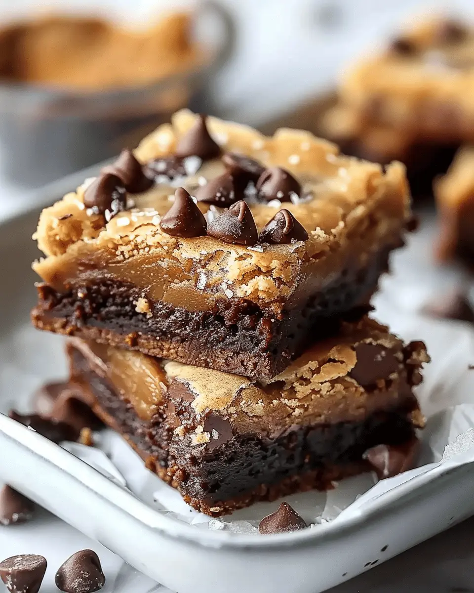 Easy Summer Meals Ideas: Indulgent Double Layer Vegan Brookies
