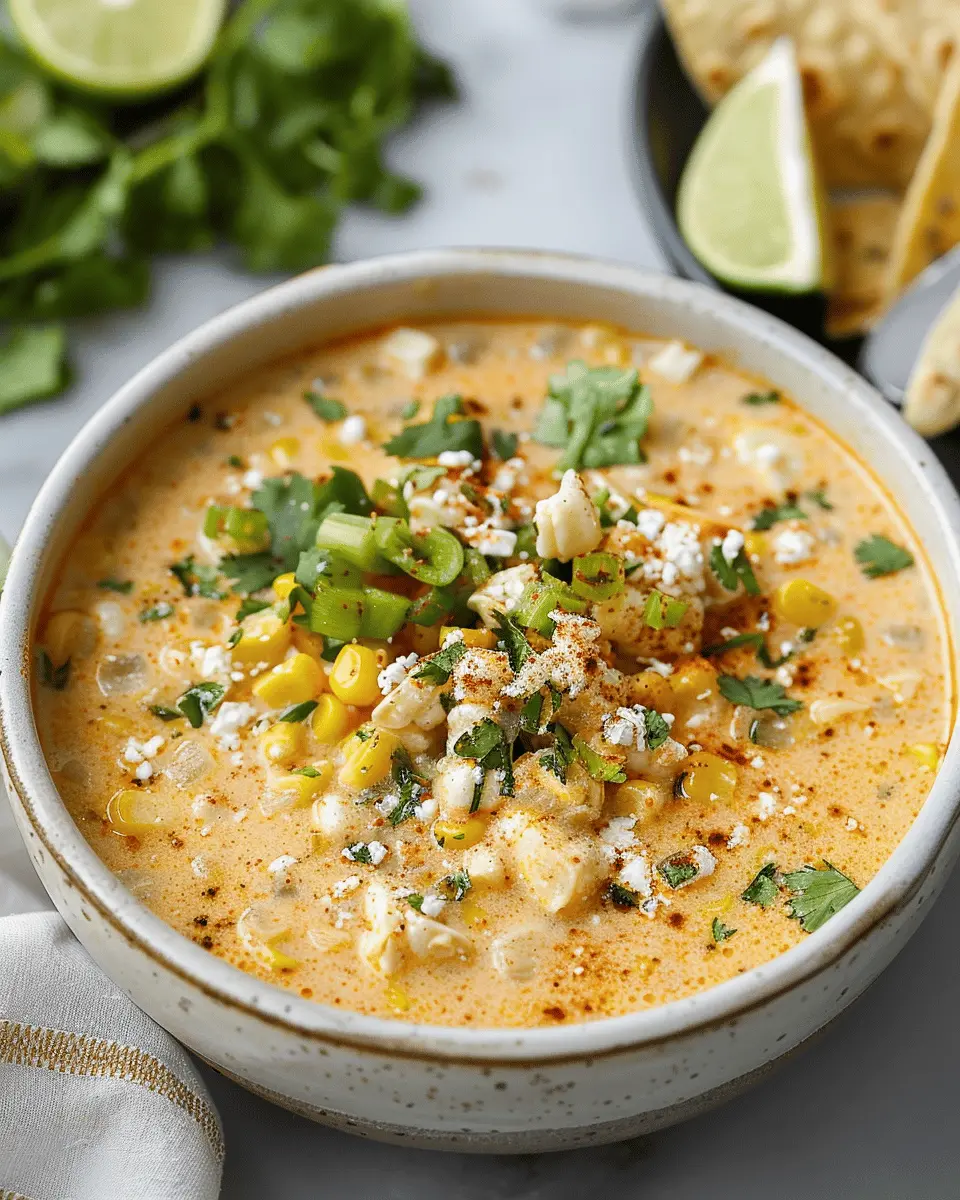 Easy Summer Meals Ideas: Delicious Mexican Street Corn Soup