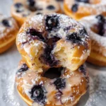breakfast ideas : Baked Blueberry Donuts