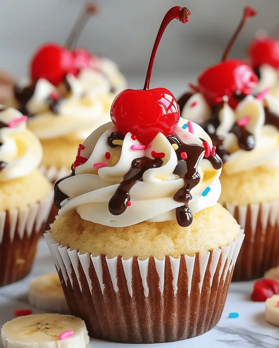 Banana Split Cupcakes: The Best Indulgent Treat You’ll Love
