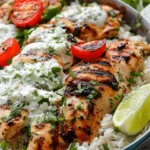 Easy Summer Meals Ideas : Dump and Bake Chicken Tzatziki with Rice Recipe