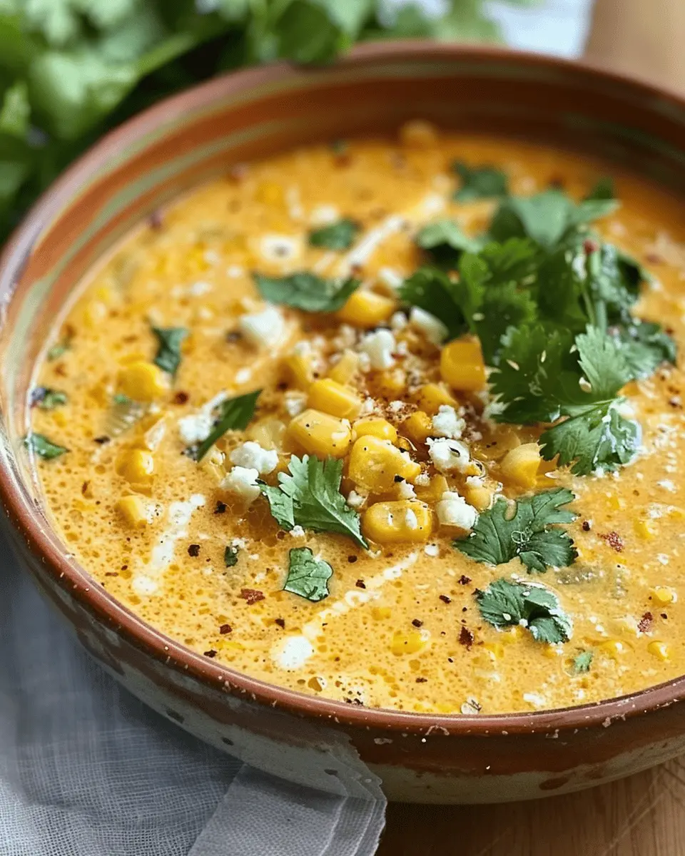 Easy Summer Meals Ideas: Delicious Mexican Street Corn Soup