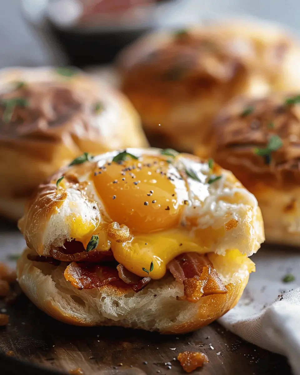Breakfast ideas: Indulgent Breakfast Bombs with Turkey Bacon and Chicken Ham