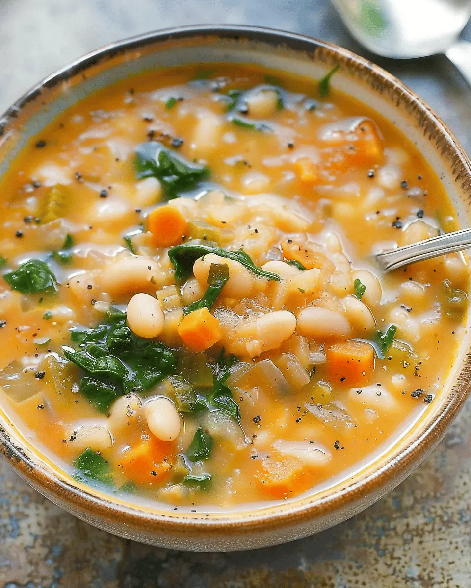 Easy Soup Recipes: The Best White Bean Soup with Turkey Bacon