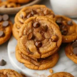 Pumpkin Snickerdoodle Cookie Recipe , Pumpkin Sweets Recipes Dessert : Brown Butter Pumpkin Chocolate Chip Cookies