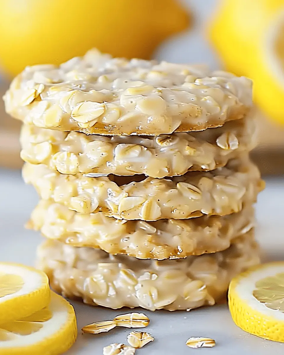 Easy Summer Meals Ideas: Delightful Lemon Oatmeal No-Bake Cookies