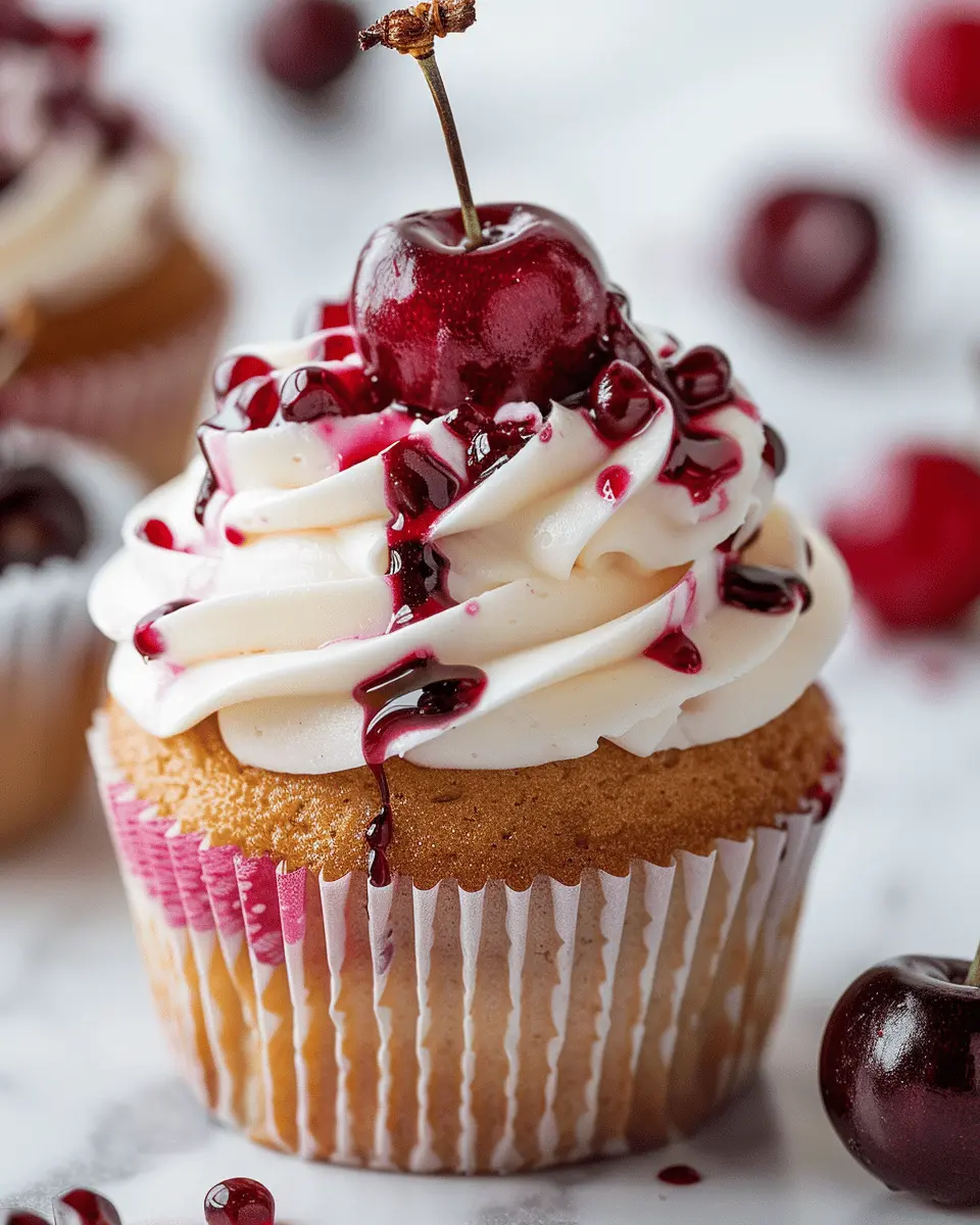 Late Night Cherry Cupcake: Easy Indulgence for Sweet Cravings