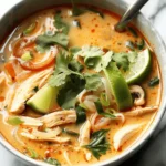 easy soup recipes : Easy Thai Chicken Curry Soup
