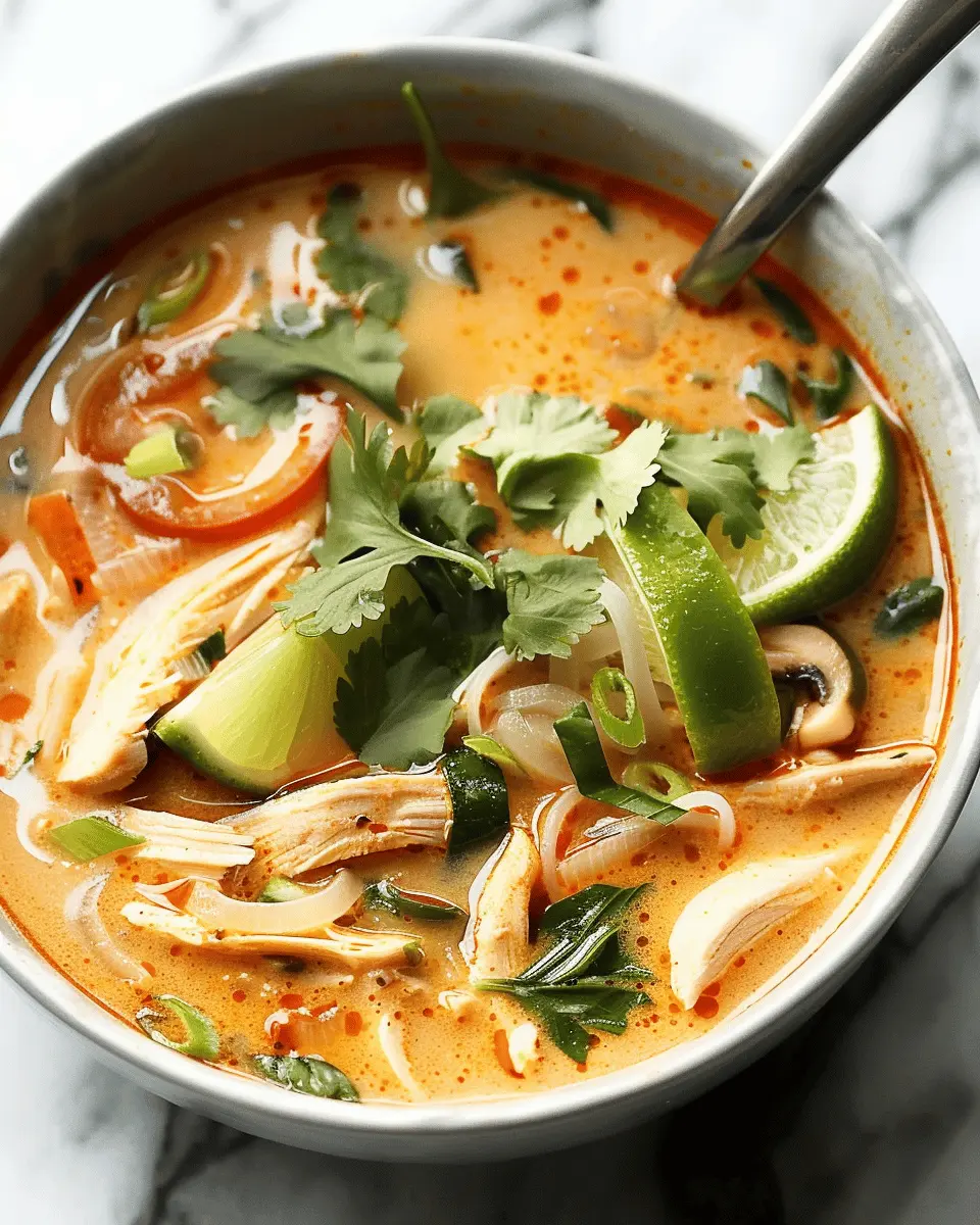 Easy Soup Recipes: Delightful Thai Chicken Curry Soup Recipe