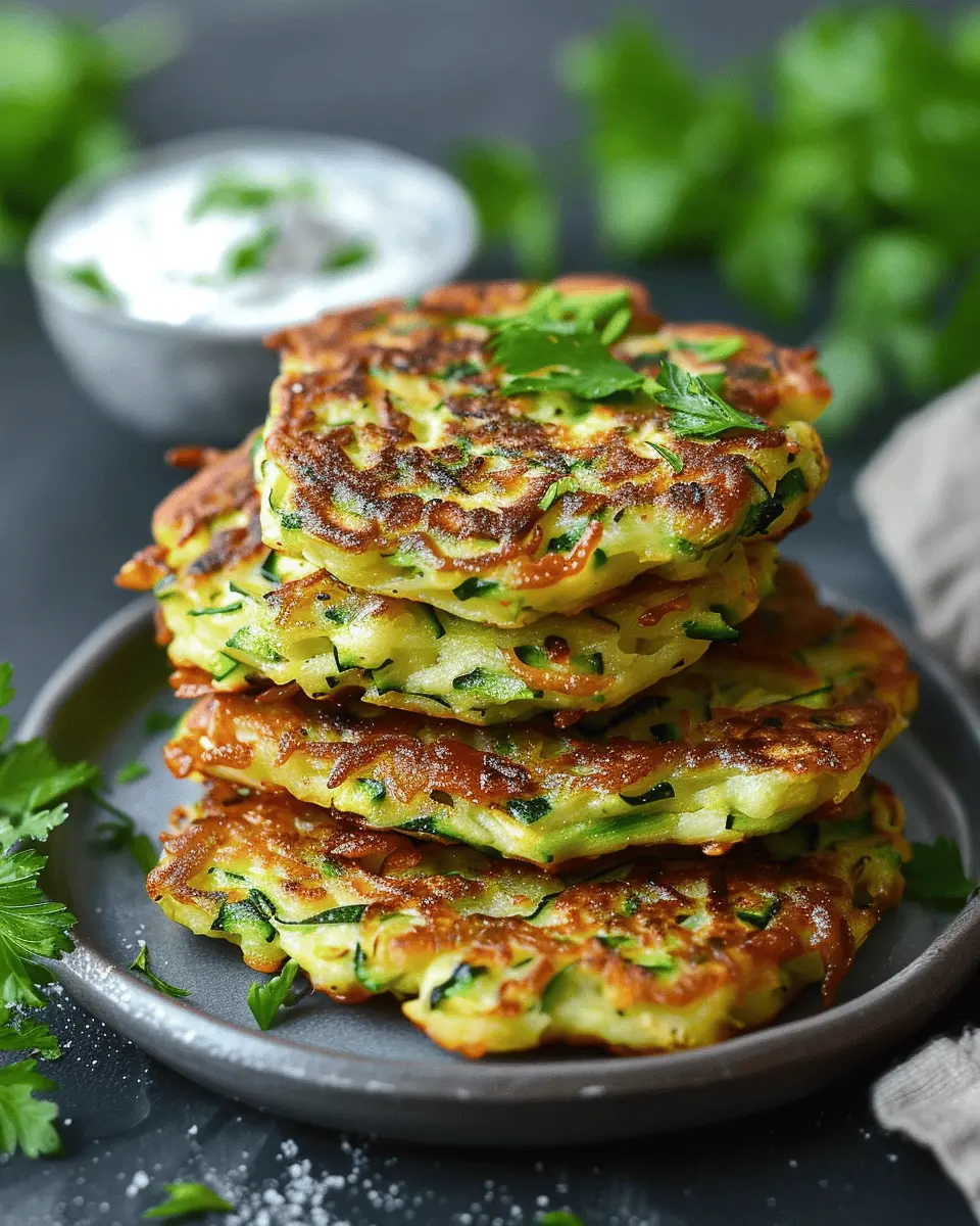 Low Carb Recipes: Healthy Zucchini Fritters with Turkey Bacon