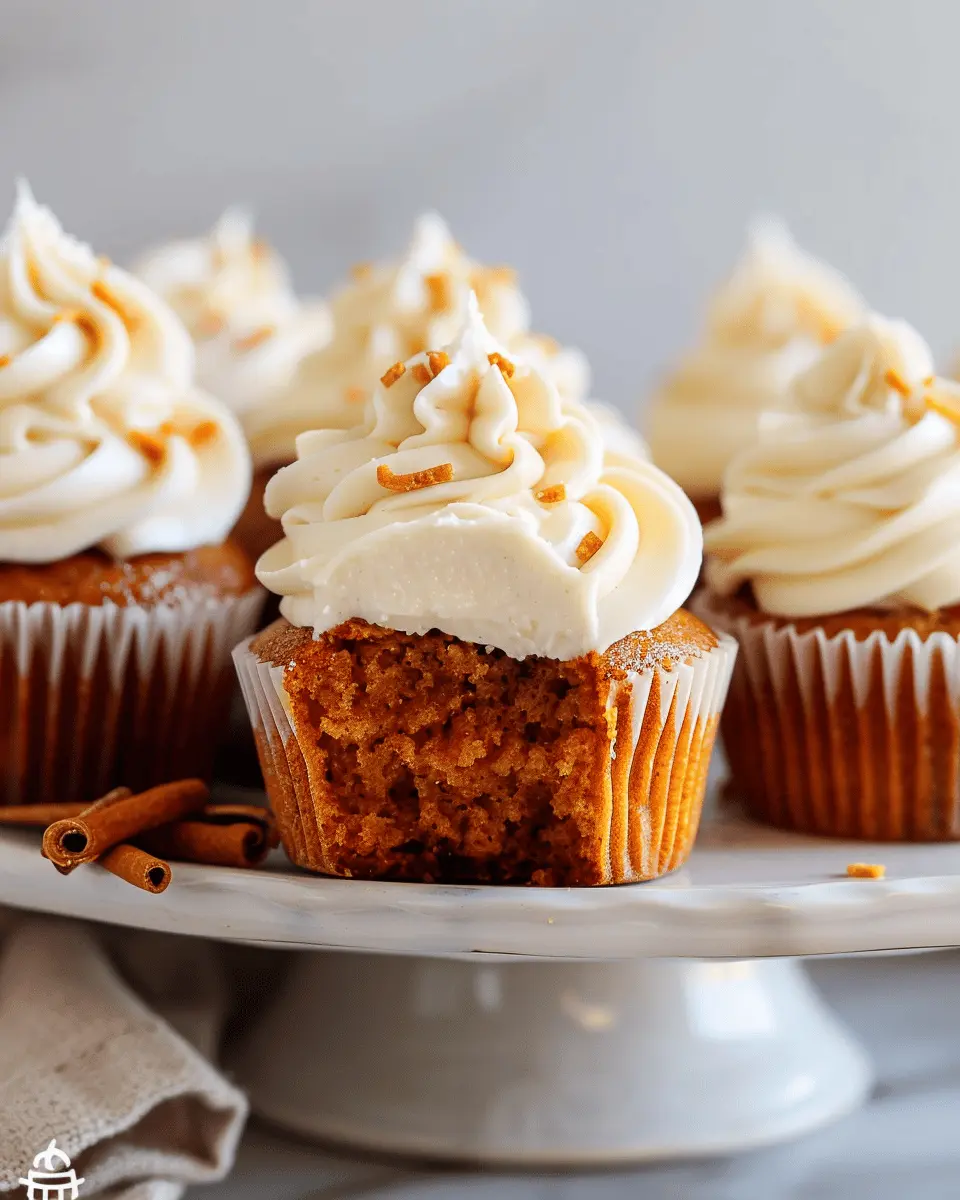 Pumpkin Cupcakes with Cream Cheese Frosting: The Best Fall Treat