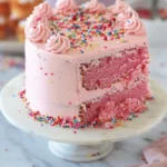 quick recipe ideas : Pink Birthday Cake