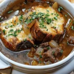 easy soup recipes : French Onion Beef Short Rib Soup