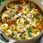easy soup recipes : Chicken Tortellini Soup Recipe