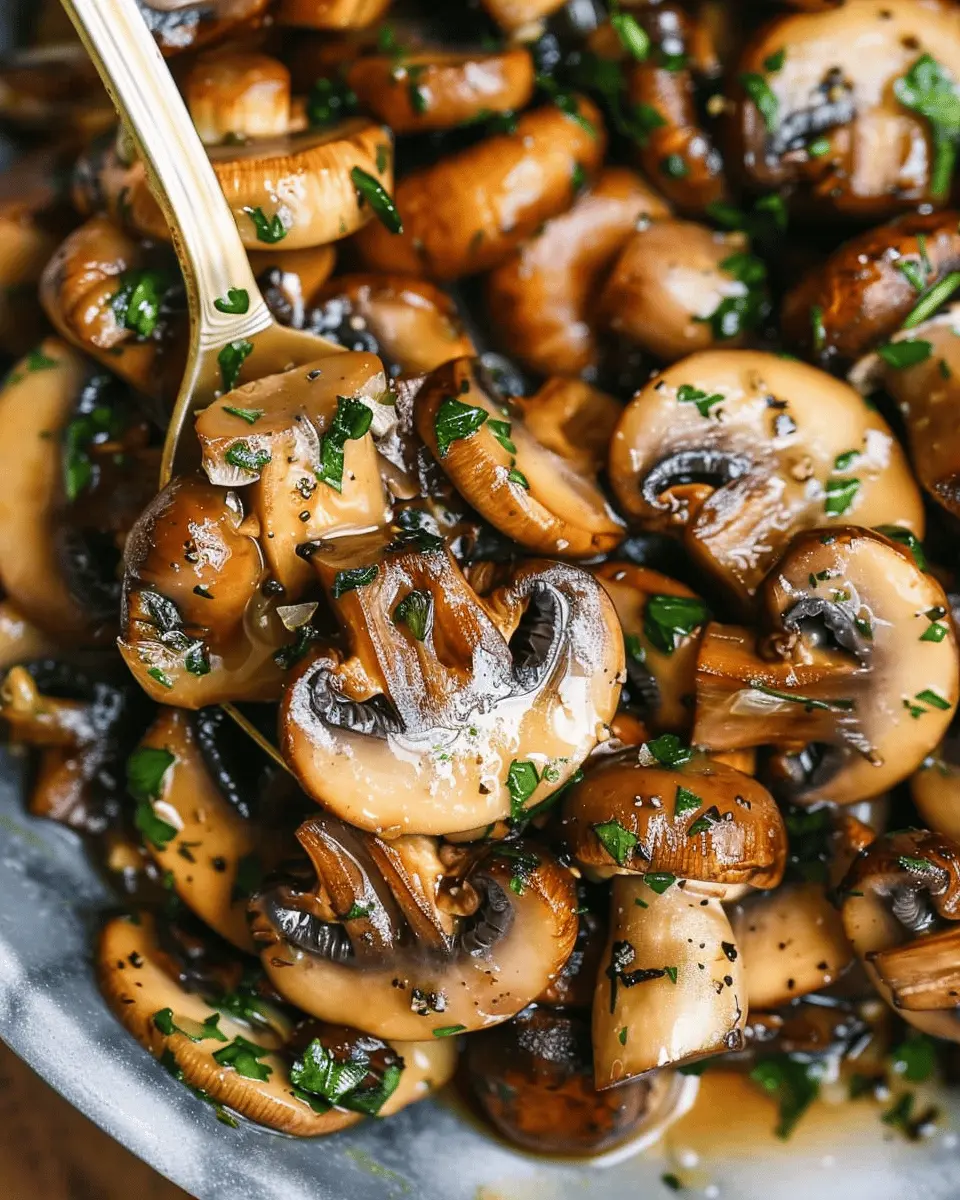 Easy Side Dishes: Quick and Easy Sautéed Mushrooms with Turkey Bacon