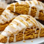 Copycat Starbucks Pumpkin Scones with Pumpkin Spice Glaze