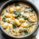 easy soup recipes : Crockpot Chicken Gnocchi Soup