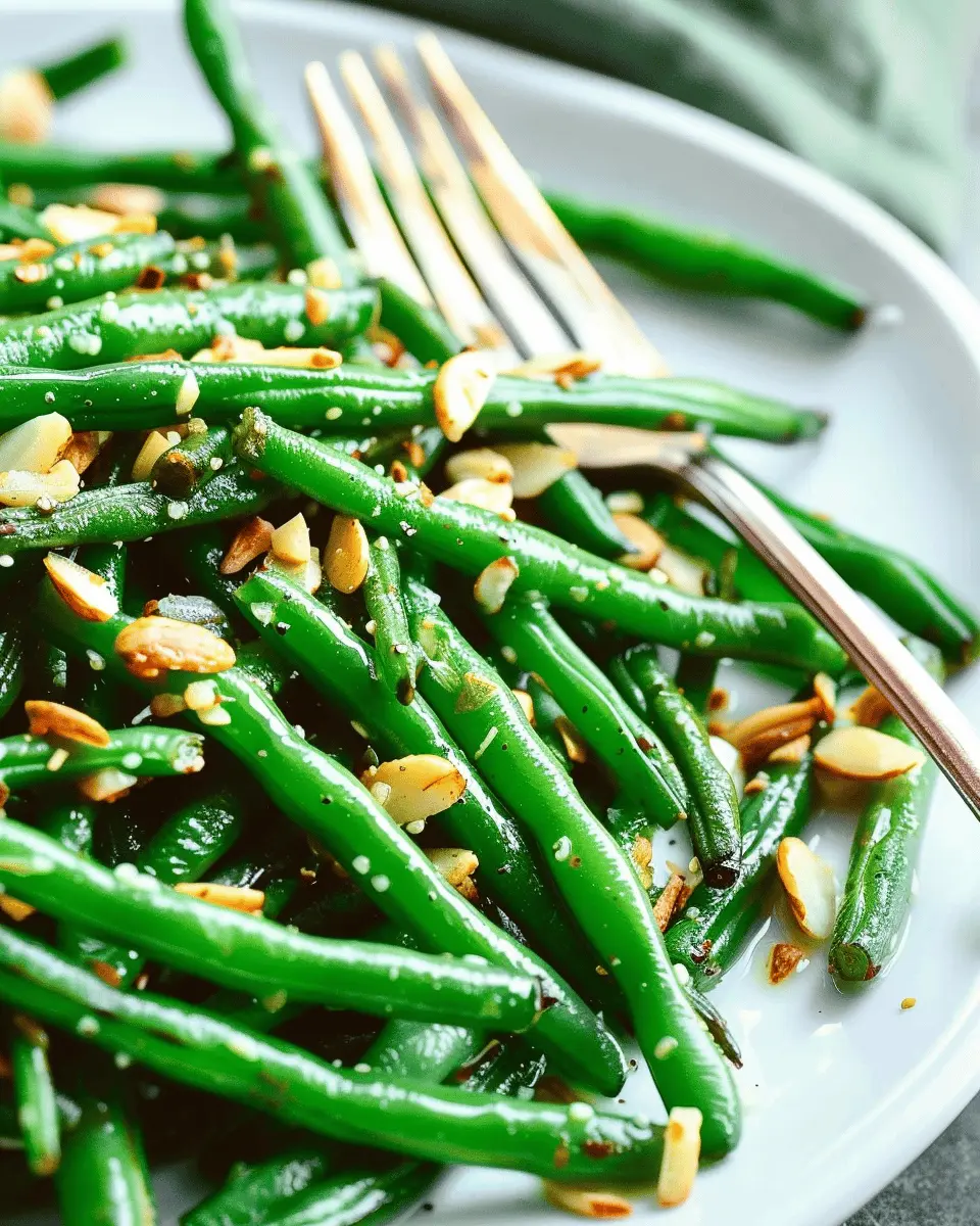 Easy Side Dishes: Delightful Green Beans Almondine with Turkey Bacon
