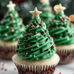 Christmas Tree Cupcakes