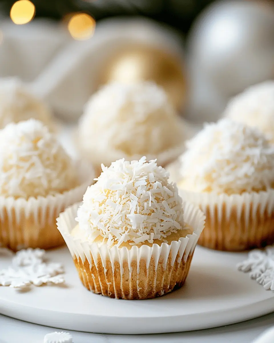 Coconut Snowball Cupcakes: The Best Indulgent Treat for You
