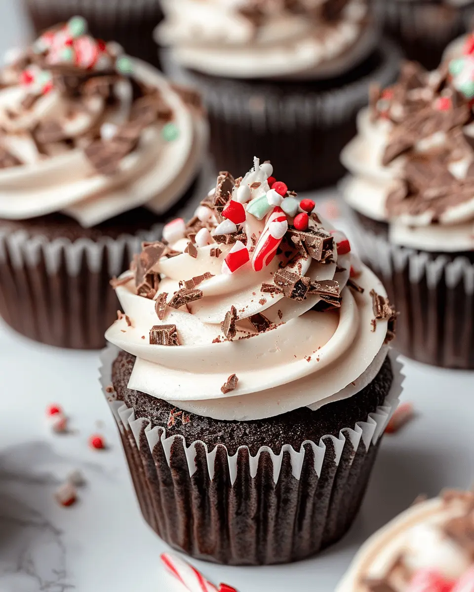 Chocolate Peppermint Bark Cupcakes: Easy Festive Treats to Love