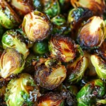 Crispy Honey Balsamic Brussels Sprouts