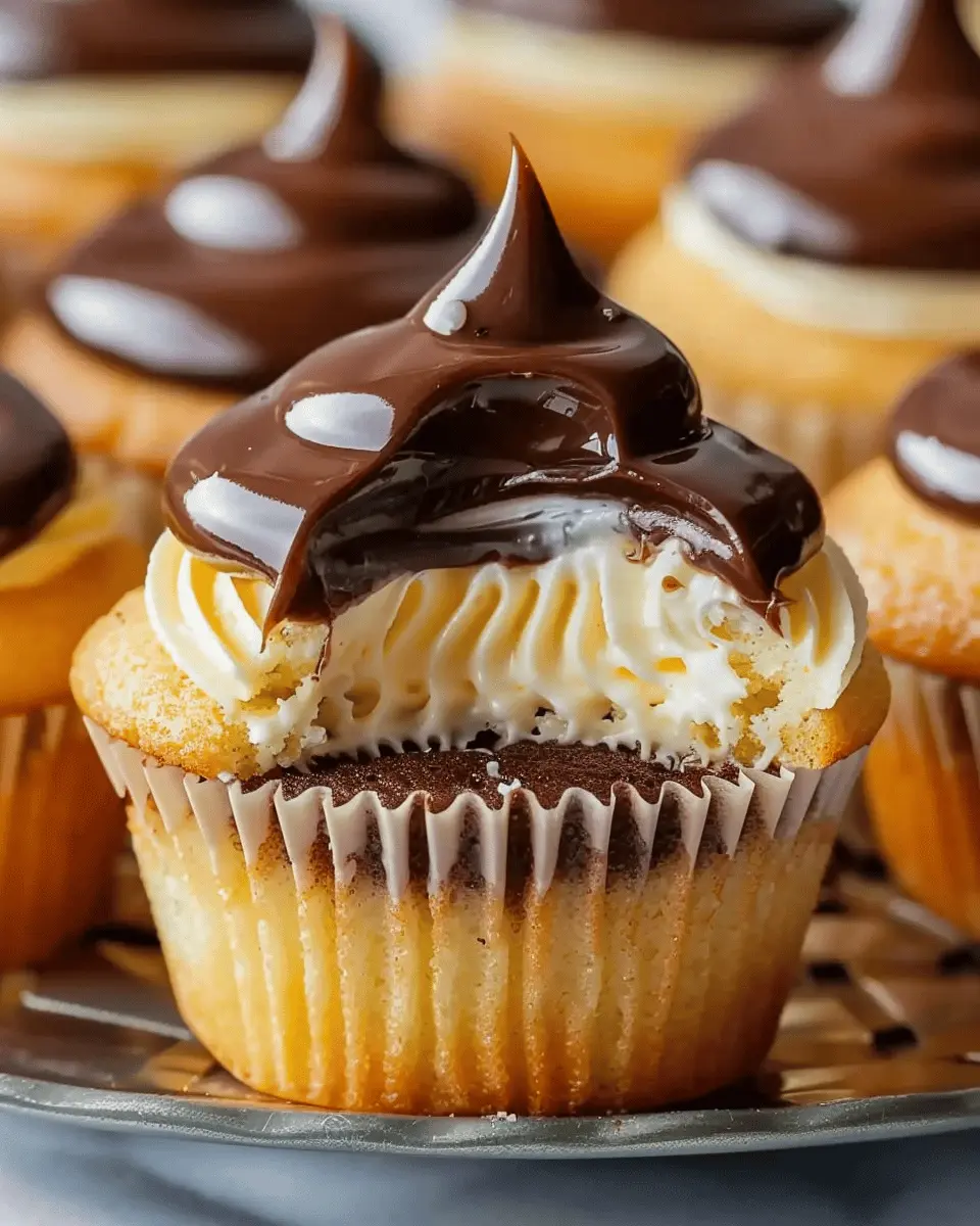 Easy Boston Cream Cupcakes: Indulgent Treat You Can Make at Home