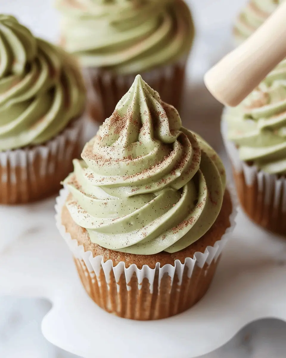 Matcha Cupcakes with Cinnamon Buttercream: A Delightful Twist