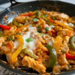 Queso Chicken Fajita Skillet